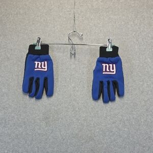 New York Giants Blue NFL Logo Winter Gloves Unisex